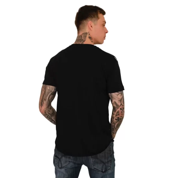 Camisa Camiseta Long Line Swag Estilo Longa Lindas Otima Qualidade Barato Pluma 50%polieste 50%algodao P M G GG G1 G2 G3 G4 PLU - Imagem 2