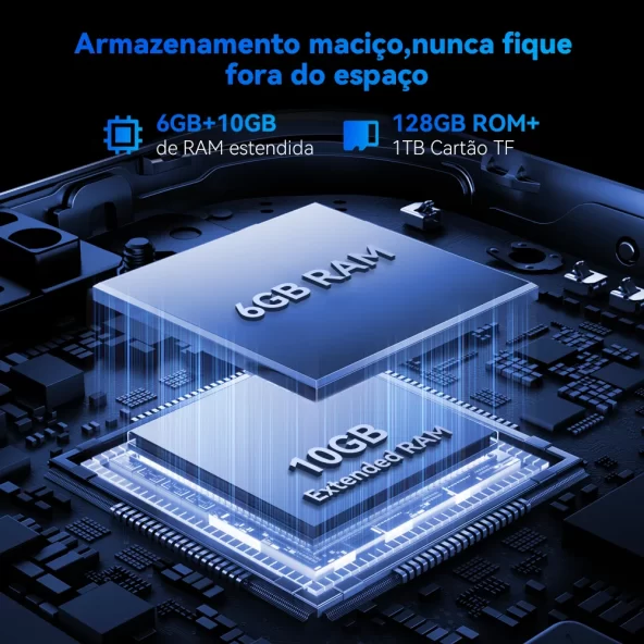 Smartphone robusto Cubot KINGKONG ES 16 GB + 128 GB de RAM, 90 Hz, tela HD+ de 6,56" Android 14, câmera principal de 48 MP e 5100 mAh - Imagem 3