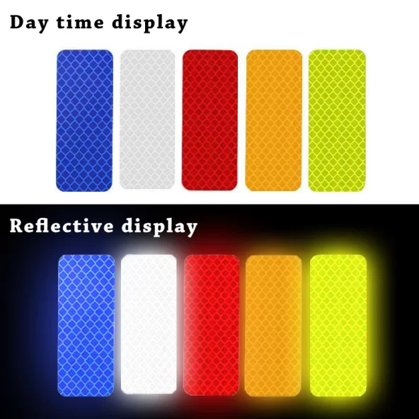 10 unds de Adesivos de Segurança Refletivos para Para-choques de Carro - Image 3