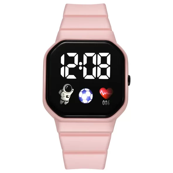 Relógio digital LED 2023 para crianças, meninos, esportes, à prova d'água com pulseira de silicone - Imagem 13